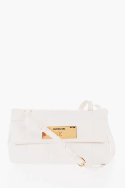 Clearance LOVE Borsa a Tracolla in Ecopelle Trapuntata con Chiusura Turn Lock Dorata Donna Borse A Spalla