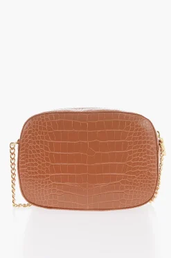 LOVE Borsa a Tracolla in Ecopelle Effetto Coccodrillo>Moschino Hot