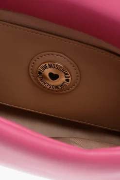 LOVE Borsa a Tracolla in Ecopelle con Catena Dorata></noscript>Moschino Online