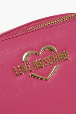 LOVE Borsa a Tracolla in Ecopelle con Dettagli Dorati></noscript>Moschino Hot