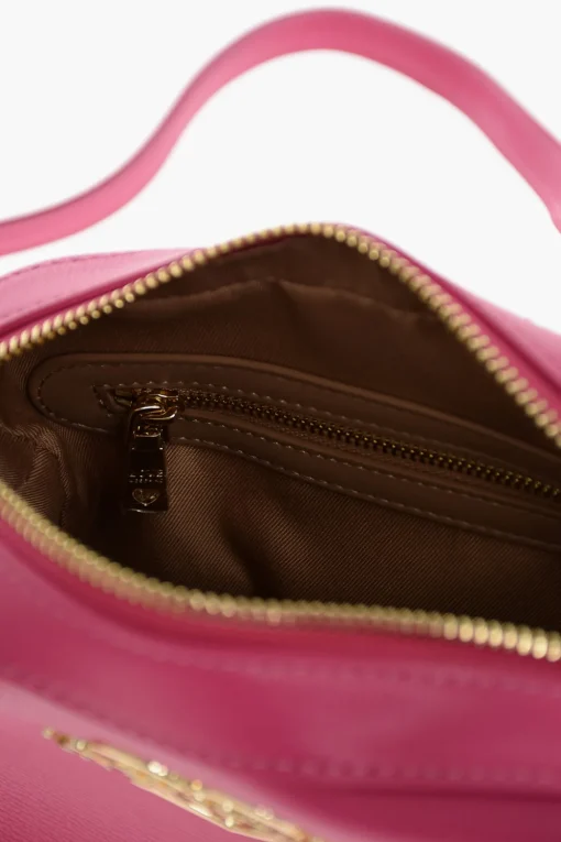 LOVE Borsa a Tracolla in Ecopelle con Dettagli Dorati>Moschino Hot