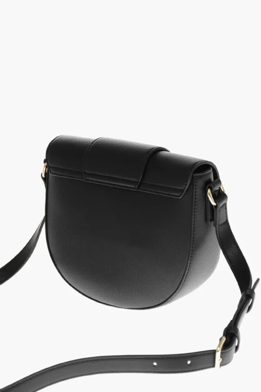 Discount LOVE Borsa a Tracolla in Ecopelle con Doppio Cuore in Metallo Donna Borse A Spalla