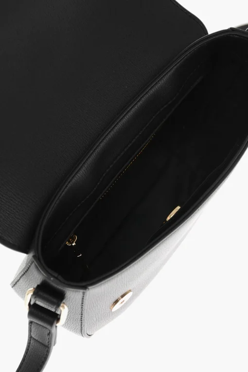 Discount LOVE Borsa a Tracolla in Ecopelle con Doppio Cuore in Metallo Donna Borse A Spalla