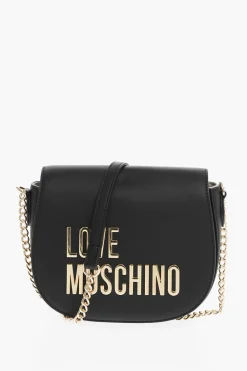 LOVE Borsa a Tracolla in Ecopelle con Dettagli Dorati>Moschino Best