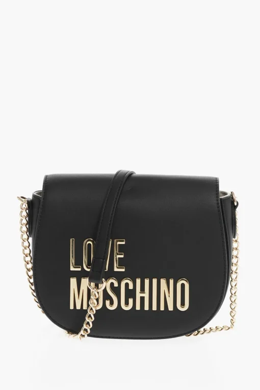 LOVE Borsa a Tracolla in Ecopelle con Dettagli Dorati>Moschino Best
