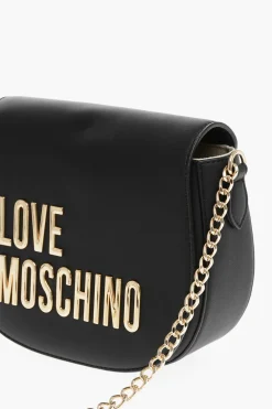 LOVE Borsa a Tracolla in Ecopelle con Dettagli Dorati></noscript>Moschino Best
