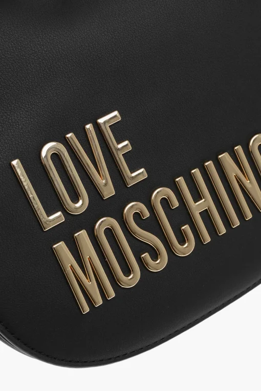 LOVE Borsa a Tracolla in Ecopelle con Dettagli Dorati>Moschino Best