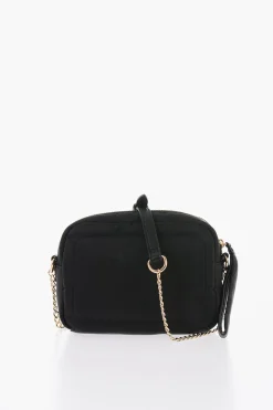 LOVE Borsa a Tracolla in Nylon con Logo Dorato>Moschino Fashion