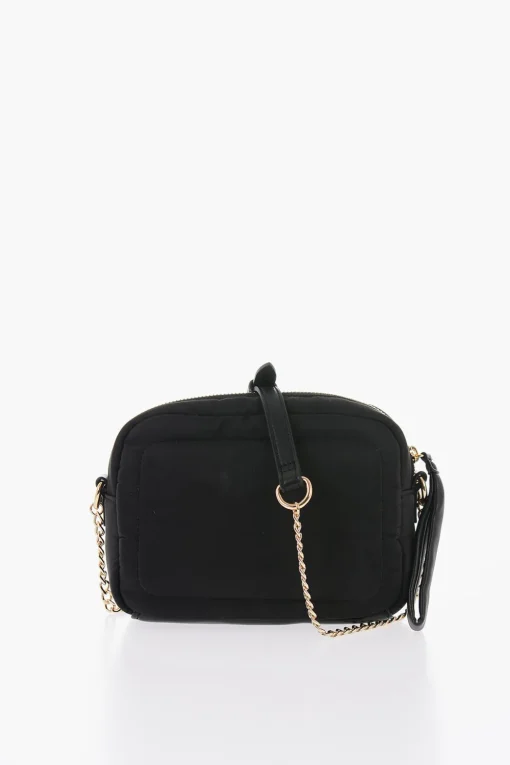 LOVE Borsa a Tracolla in Nylon con Logo Dorato>Moschino Fashion
