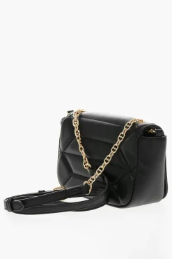 LOVE Borsa a Tracolla KALEIDOSCOPE in Ecopelle Trapuntata con Logo Dorato>Moschino Best