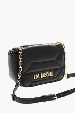 LOVE Borsa a Tracolla KALEIDOSCOPE in Ecopelle Trapuntata con Logo Dorato></noscript>Moschino Best