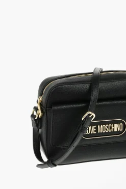 Hot LOVE Borsa Camera in Ecopelle Martellata con Tasca Frontale Donna Borse A Spalla