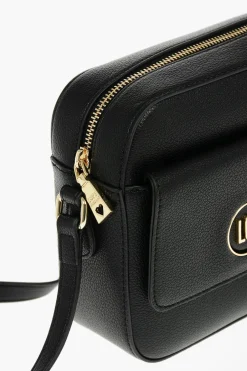 Hot LOVE Borsa Camera in Ecopelle Martellata con Tasca Frontale Donna Borse A Spalla