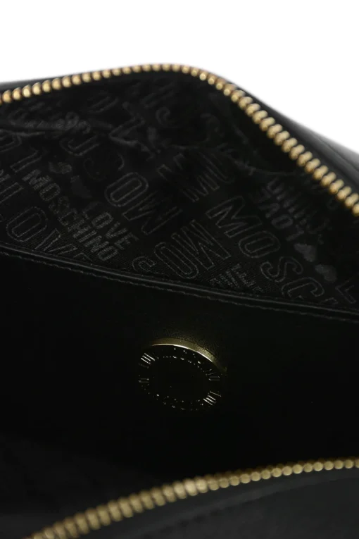 Hot LOVE Borsa Camera in Ecopelle Martellata con Tasca Frontale Donna Borse A Spalla