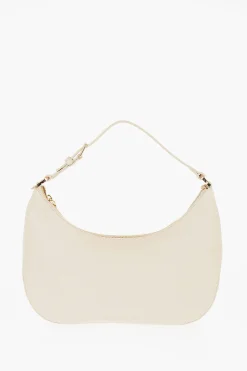 Hot LOVE Borsa Hobo ECO-FRIENDLY GIANT in Ecopelle Martellata con Maxi Logo Dorato Donna Borse A Spalla