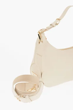 Hot LOVE Borsa Hobo ECO-FRIENDLY GIANT in Ecopelle Martellata con Maxi Logo Dorato Donna Borse A Spalla