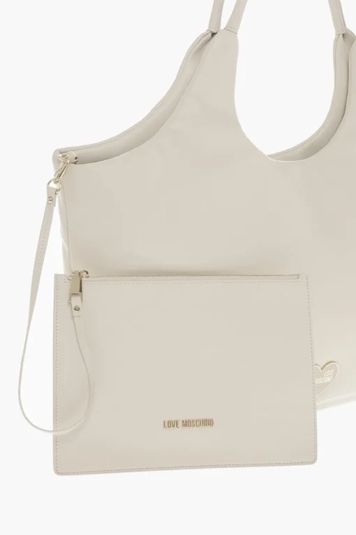 LOVE Borsa Hobo MARSHMALLOW in Ecopelle con Pouch Abbinato>Moschino Outlet