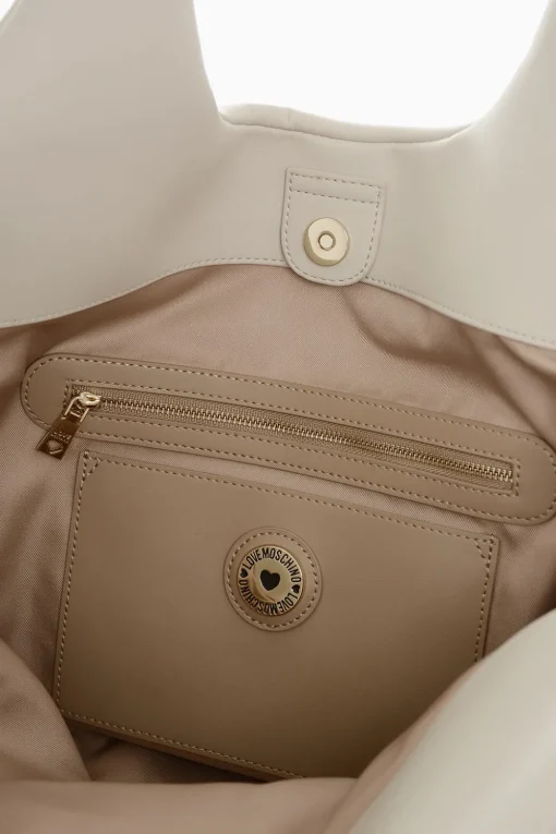 LOVE Borsa Hobo MARSHMALLOW in Ecopelle con Pouch Abbinato>Moschino Outlet