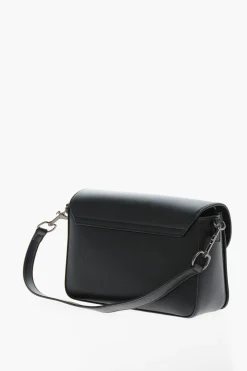 LOVE Borsa in Eco Pelle con Chiusura Effetto Argento>Moschino Fashion
