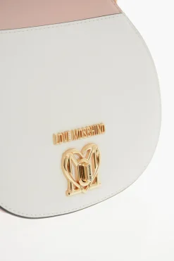 Sale LOVE Borsa in Ecopelle Bicolore con Chiusura Turn Lock Dorata Donna Borse A Spalla