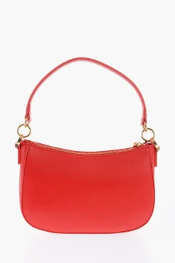 LOVE Borsa in Ecopelle con Tracolla Removibile e Placca Logo in Metallo>Moschino Sale