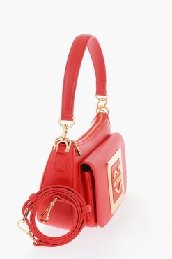 LOVE Borsa in Ecopelle con Tracolla Removibile e Placca Logo in Metallo></noscript>Moschino Sale