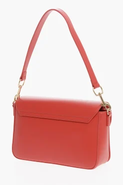 Hot LOVE borsa in ecopelle con tracolla a catena e morsetto dorato Donna Borse A Spalla