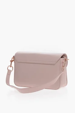 New LOVE Borsa in Ecopelle con Logo in Metallo e Tracolla Removibile Donna Borse A Spalla
