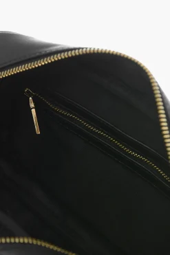 LOVE Borsa in Ecopelle Pelle Saffiano con Logo in Metallo in Tonalità Oro></noscript>Moschino Hot
