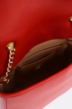 LOVE Borsa in Ecopelle Plissettata con Tracolla a Catena></noscript>Moschino Clearance