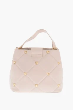 Sale LOVE Borsa in Ecopelle Trapuntata con Dettagli Dorati e Tracolla Removibile Donna Borse A Spalla|Borse A Mano