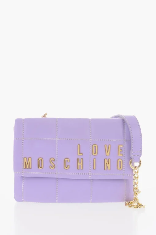 LOVE Borsa in Ecopelle Trapuntata con Tracolla a Catena Removibile>Moschino Clearance