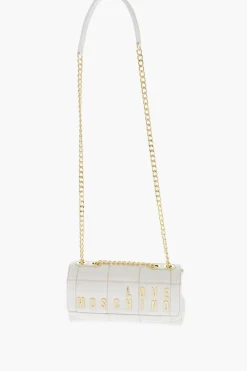 Discount LOVE Borsa in Ecopelle Trapuntata con Tracolla a Catena Donna Borse A Spalla