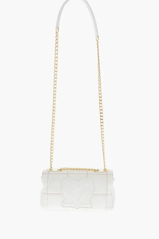 Discount LOVE Borsa in Ecopelle Trapuntata con Tracolla a Catena Donna Borse A Spalla