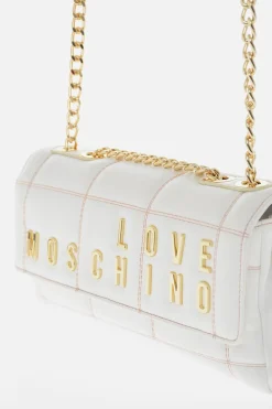 Discount LOVE Borsa in Ecopelle Trapuntata con Tracolla a Catena Donna Borse A Spalla