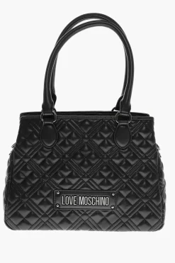 LOVE Borsa in Ecopelle Trapuntata con Tracolla Removibile>Moschino Clearance
