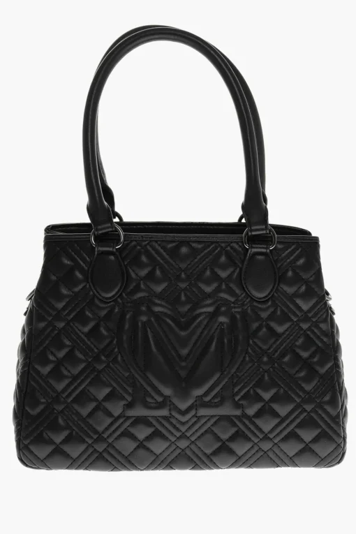 LOVE Borsa in Ecopelle Trapuntata con Tracolla Removibile>Moschino Clearance