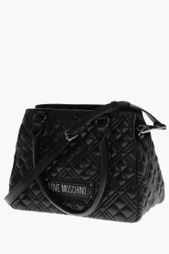 LOVE Borsa in Ecopelle Trapuntata con Tracolla Removibile></noscript>Moschino Clearance