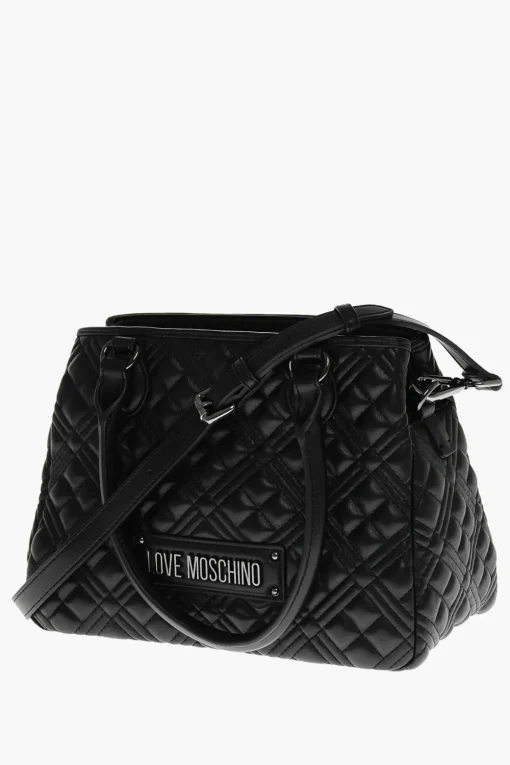 LOVE Borsa in Ecopelle Trapuntata con Tracolla Removibile>Moschino Clearance