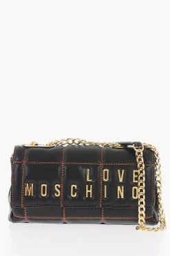 Best LOVE Borsa in Ecopelle Trapuntata con Tracolla a Catena Donna Borse A Spalla