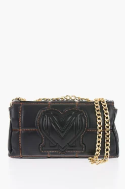 Best LOVE Borsa in Ecopelle Trapuntata con Tracolla a Catena Donna Borse A Spalla