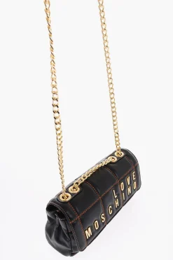 Best LOVE Borsa in Ecopelle Trapuntata con Tracolla a Catena Donna Borse A Spalla