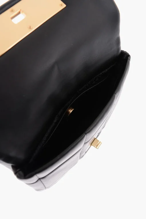 Clearance LOVE Borsa in Ecopelle Trapuntata con Tracolla Removibile Donna Borse A Spalla