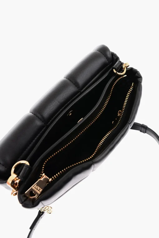 Clearance LOVE Borsa in Ecopelle Trapuntata con Tracolla Removibile Donna Borse A Spalla
