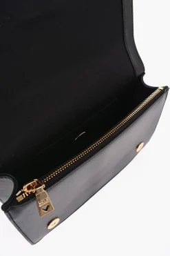 LOVE Borsa in Pelle con Decorazione Doppio Cuore Dorato></noscript>Moschino Outlet