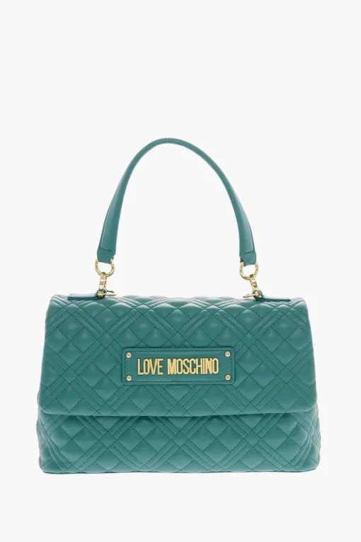 Fashion LOVE Borsa in Pelle Vegan Trapuntata con Chiusura Magnetica Donna Borse A Mano