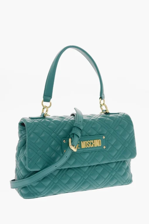 Fashion LOVE Borsa in Pelle Vegan Trapuntata con Chiusura Magnetica Donna Borse A Mano