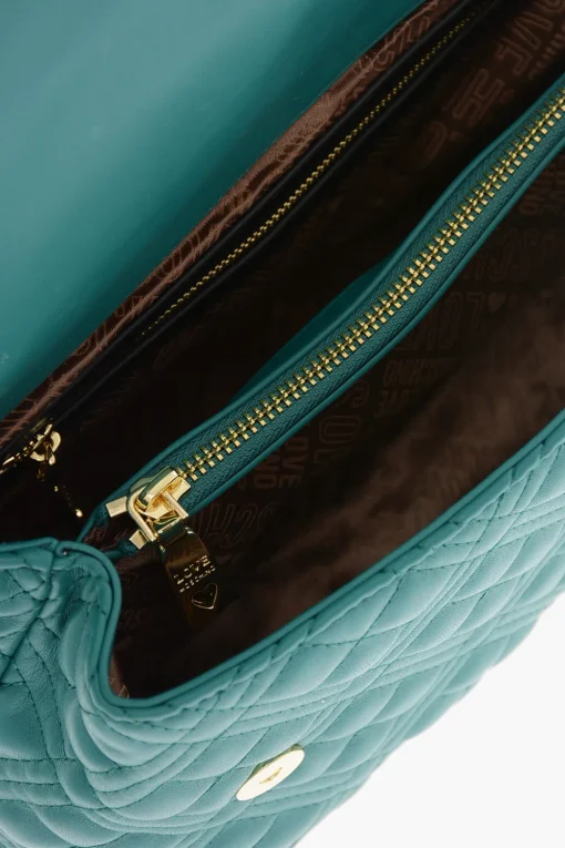 Fashion LOVE Borsa in Pelle Vegan Trapuntata con Chiusura Magnetica Donna Borse A Mano