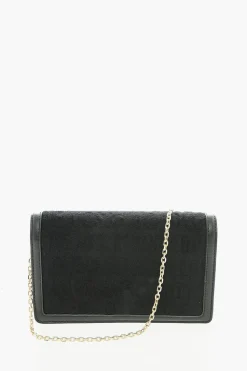 LOVE Borsa in Spugna con Tracolla a Catena e Logo all Over>Moschino New
