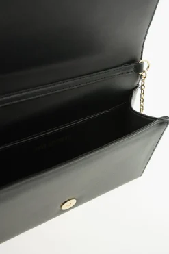 LOVE Borsa in Spugna con Tracolla a Catena e Logo all Over></noscript>Moschino New